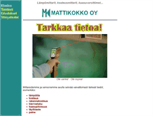 Tablet Screenshot of mattikokko.fi